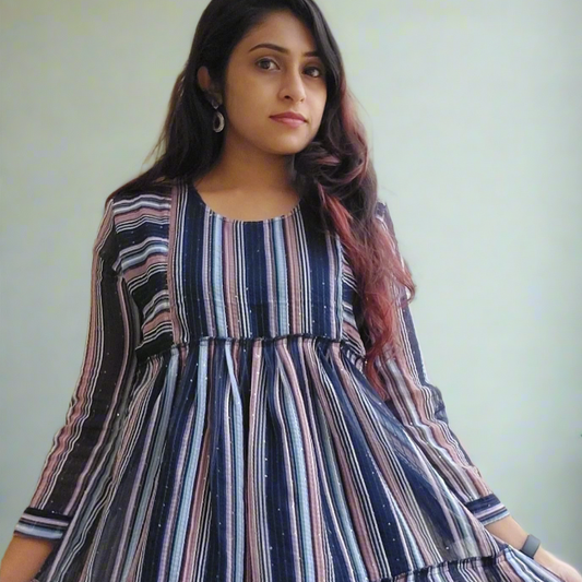 Black Georgette ShortKurti