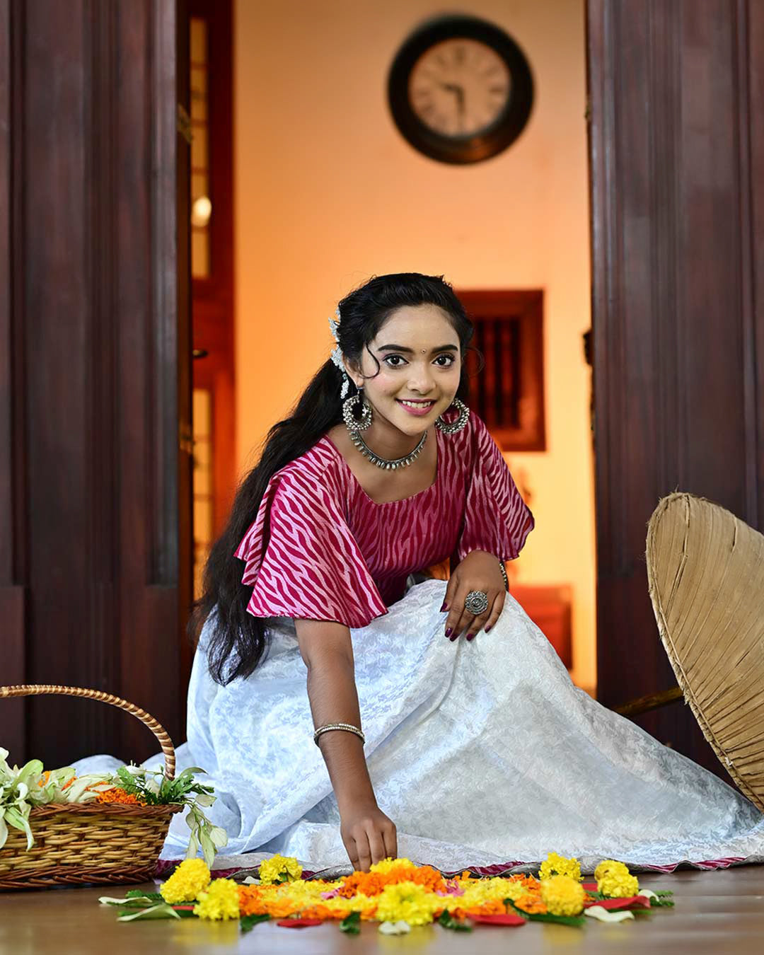 Purple&Silver Ethnic Lehenga