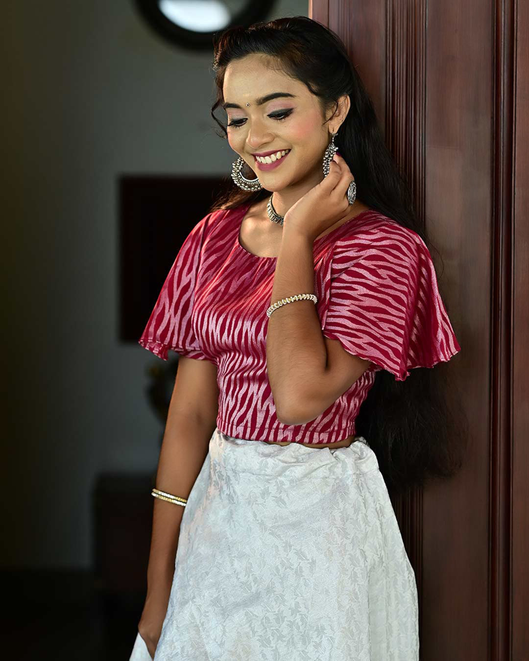 Purple&Silver Ethnic Lehenga