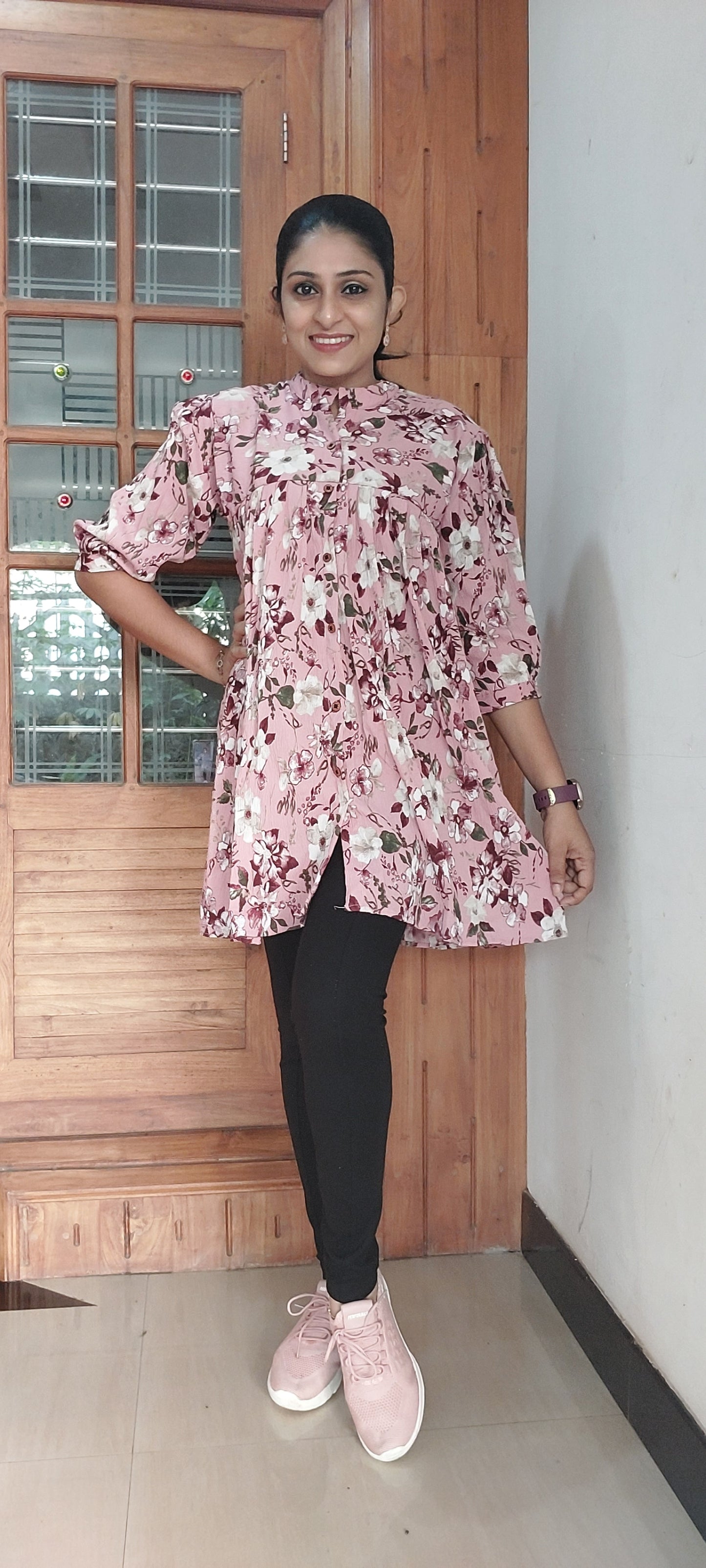 Floral Printed Short Kurtis