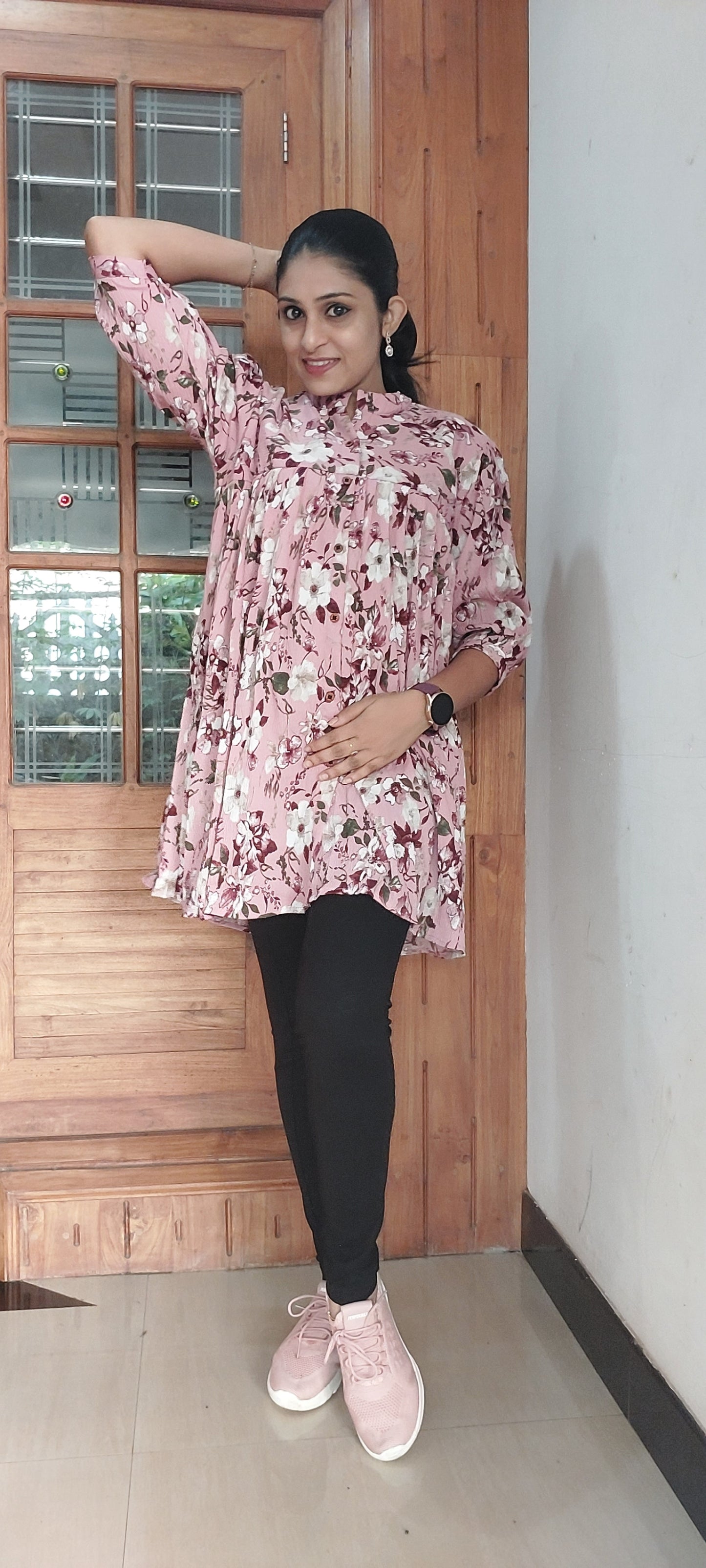 Floral Printed Short Kurtis