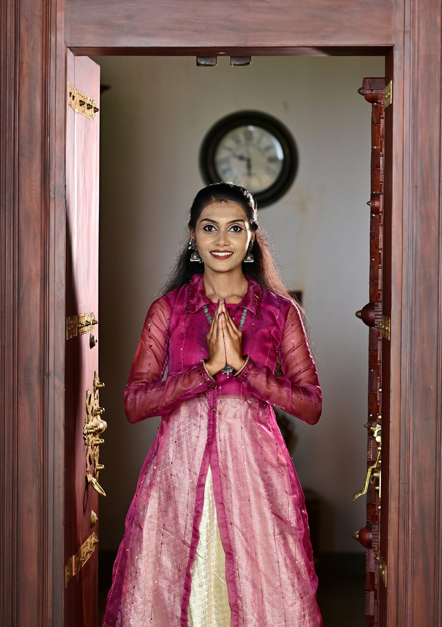 Purple&Golden Ethnic Lehenga